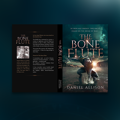 The Bone Flute Book Cover branding clientwork graphic design illustration indesign modern ui