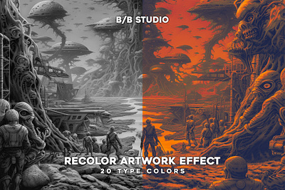 Recolor Artwork / Picture Effect sepia