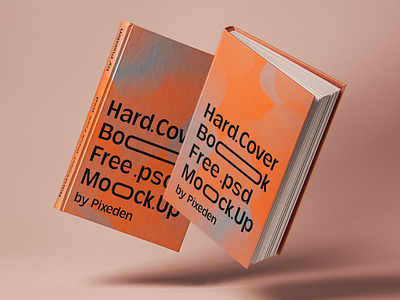 Hardcover Book Mockup Template - Pixcrafter