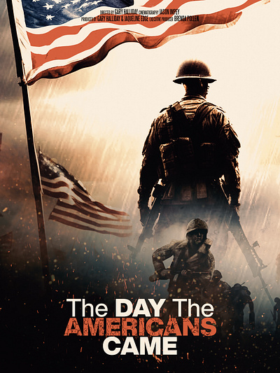 The Day The Americans Came | Movie Poster Design 2024 trends concert poster documentary event poster film film poster graphic design movie movie poster poster design travel poster