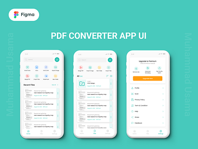 PDF Converter App UI app app ui design app mobile app mobile app ui pdf pdf converter ui ui design uiux userinterface ux