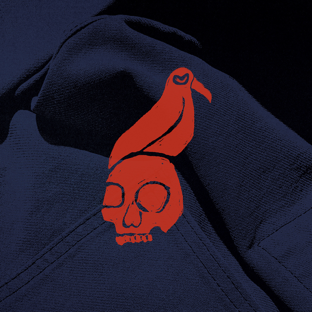 J Travis - One Horse Town (Trevor Dowdy Remix) albatross animation artwork cover art design drawing illustration los angeles music photography remix skull