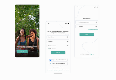 Neumorphic log in and sign-up page. log in screen neumorphic neumorphism sign up ui ui ui design uiux