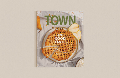 December TOWN Magazine Cover art direction art director cover cover art december editorial editorial photography food and drink graphic design magazine magazine cover magazine design photography publication town magazine typography