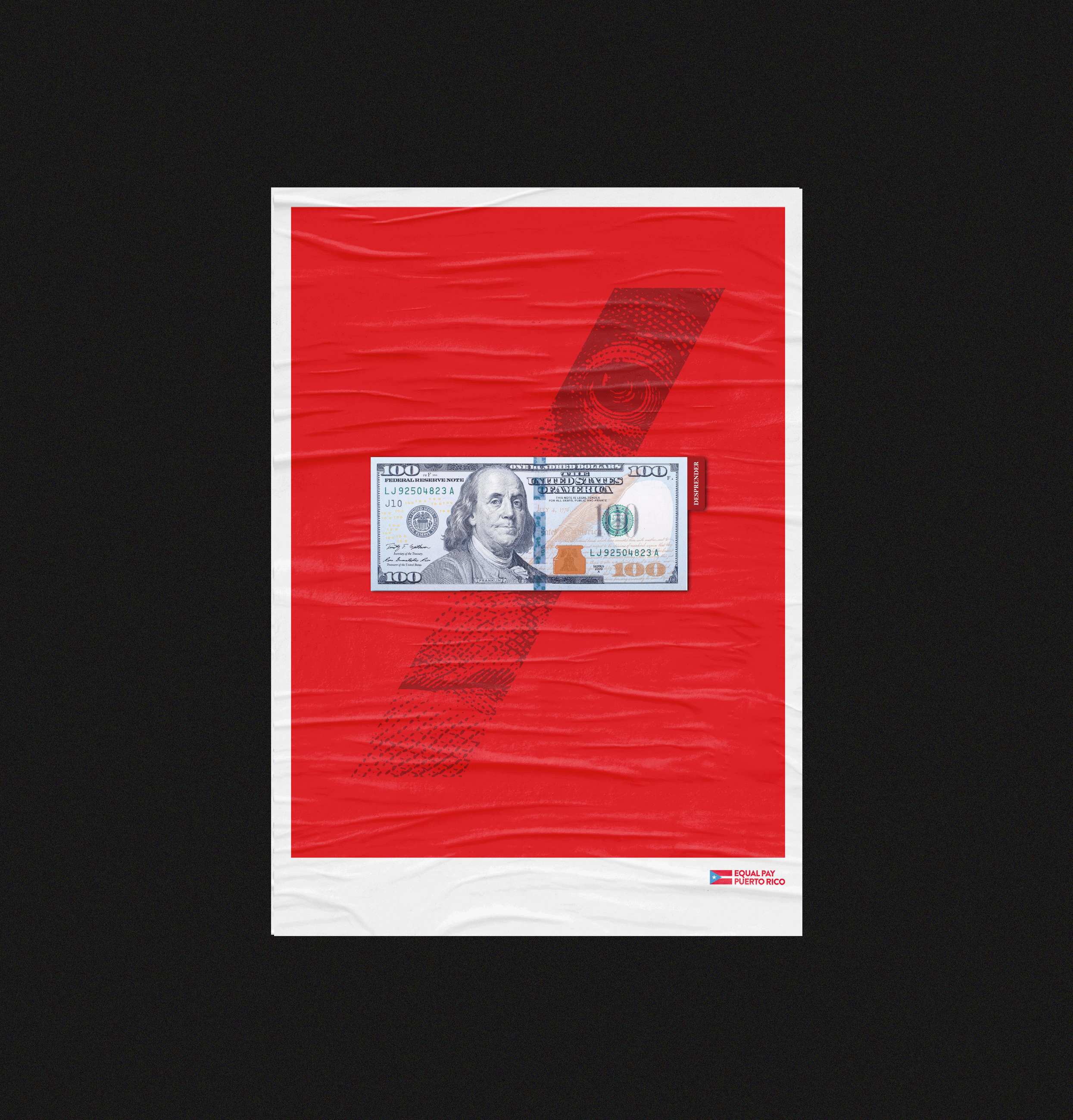 Pay Day - Equal Pay Puerto Rico / Cúspide 2018 art direction bold design design design inspiration equal pay graphic design interactive art interactive design interactive poster minimal design pay gap poster design poster inspiration social cause social change social justice