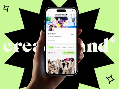 CREATORLAND - Gen Z Works Different. So,Together We Build a New ai app branding discovery genz product design
