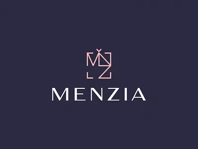 Menzia Jewelry Store branding design gold graphic design jewelry logo logo design menzia package silver