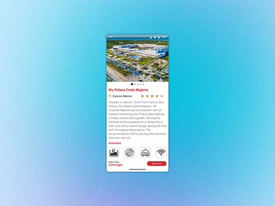 #️⃣0️⃣6️⃣7️⃣ Hotel or Vacation Rental Booking - RIU Hotels & Res figma phone prototype ui ux uxuidesigner