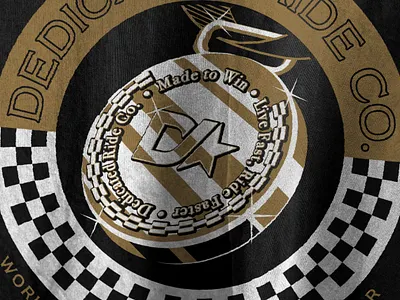 Dedicated Ride Co. Medal Tee branding graphic design illustration tee vector