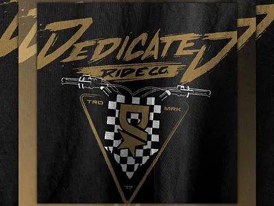 Dedicated Ride Co. MX Handlebars branding graphic design illustration vector