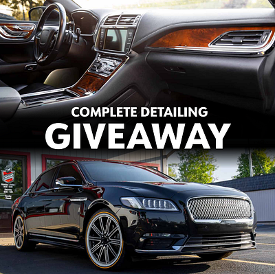 Social Media Giveaway Graphic automotive branding corporate graphic design photography social media