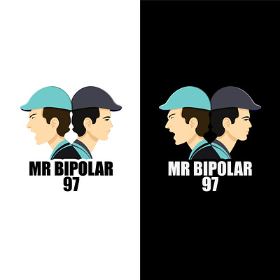 Bipolar Illustrated Logo adobe illustrator branding design graphic design ill illustration logo vector vector art vector logo