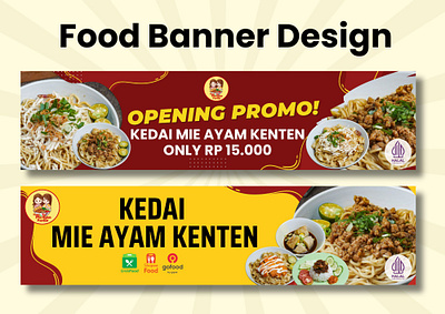 Food Banner Design banner design branding food banner food design graphic design menu design