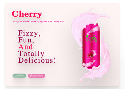 Cherry Bliss branding graphic design logo product design web design