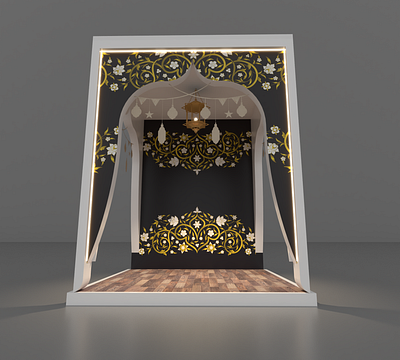 Islamic Booth For ramadan 3d booth design exterior islamic ramadan