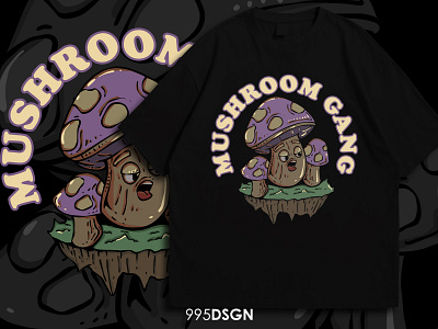 Mushroom gang illustrationaday