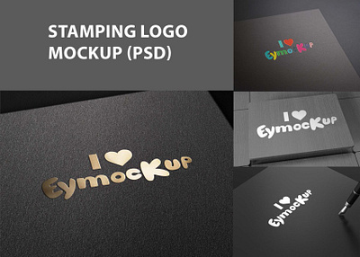 Stamping Logo Mockup (PSD) download mock up download mockup logo mockup mockup mockups psd psd mockup