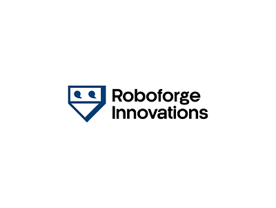 Roboforge Innovations Logo Design branding design graphic design innovation logo logo logo design logo designer logos logotype robot logo design robotic logo design