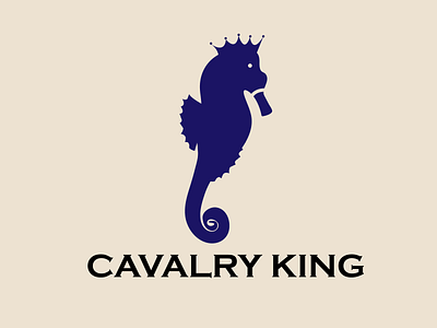 CAVALRY KING LOGO branding design graphic design illustration logo sea sea logo