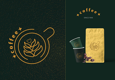 " A Coffee Logo Design " 3d animation brand branding coffee coffee logo creative design creative logo design graphic design illustration logo logo design logo inspiration mockup mockup design ui ux web