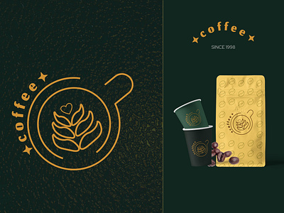 " A Coffee Logo Design " 3d animation brand branding coffee coffee logo creative design creative logo design graphic design illustration logo logo design logo inspiration mockup mockup design ui ux web