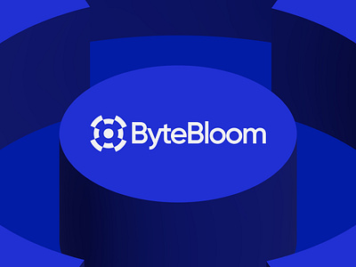 ByteBloom analytics branding data logo logo designer logomark saas software typography