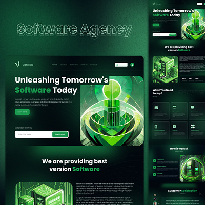 Software agency Landing Page UI Design fancy landing landing landing page landing page ui landing ui landingpage smart agency software landing page ui ui design uiux ux design web web design website design