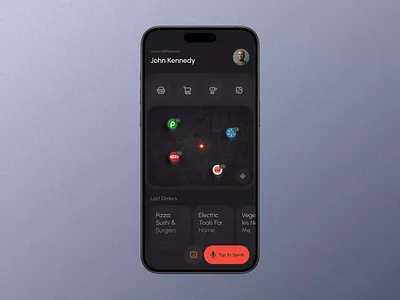 Voice-Powered Convenience 2023 2024 ai app artificial intelligence branding e commerce e shop flat grocery minimal prototype store trend video voice command vui