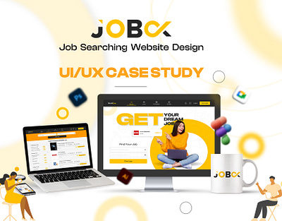 UX UI case study Job search & CV build website Job Box