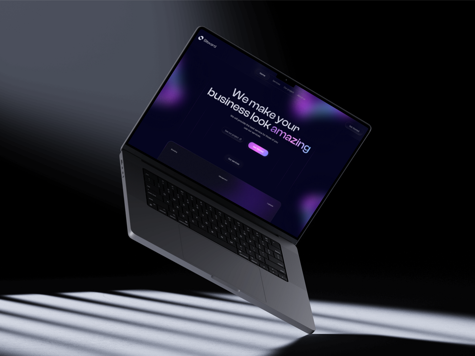 Bitward - Branding Agency Landing page by Seiya se on Dribbble