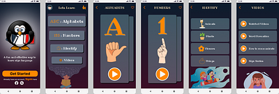 Sign Language app design for Deaf children 3d animation app childrens deaf design graphic design growing handsign illustration learning motion graphics new project sign signlanguage ui uiux userfriendly vibrantcolors
