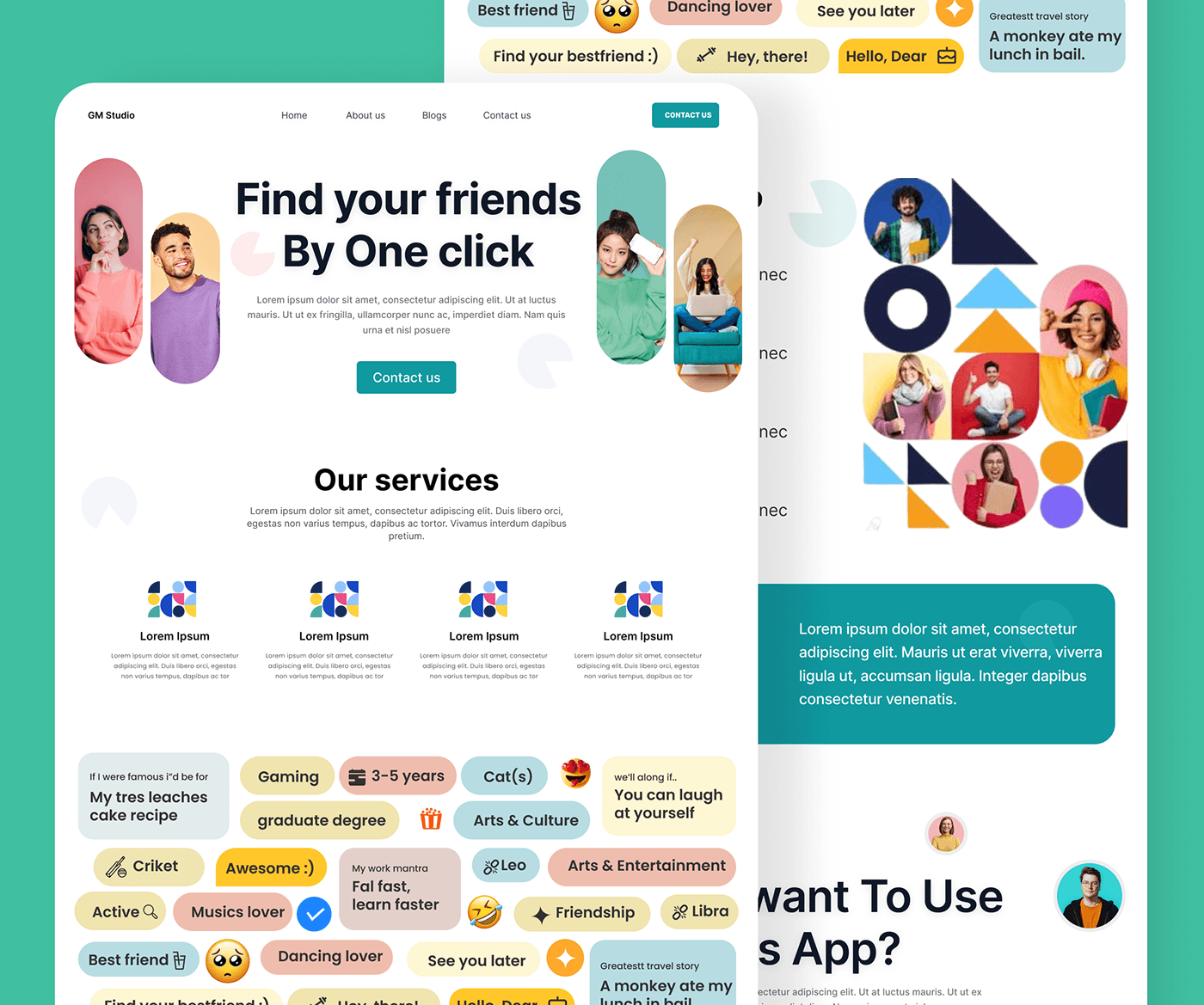 Example of Landing Page Design And Development 