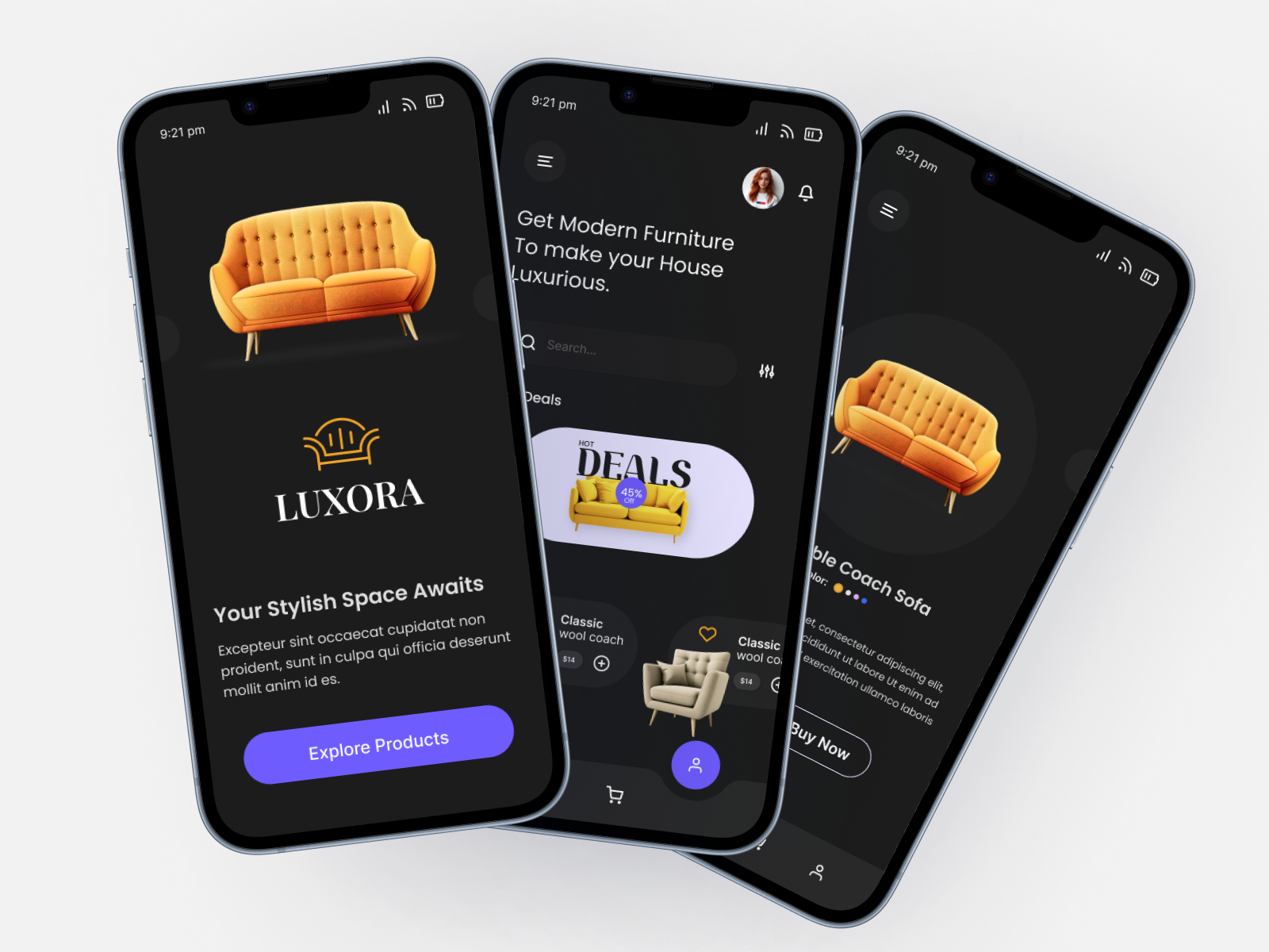 Furniture app design design flat furniture furniture app furniture app design ui ui animation ui design uiux ux website