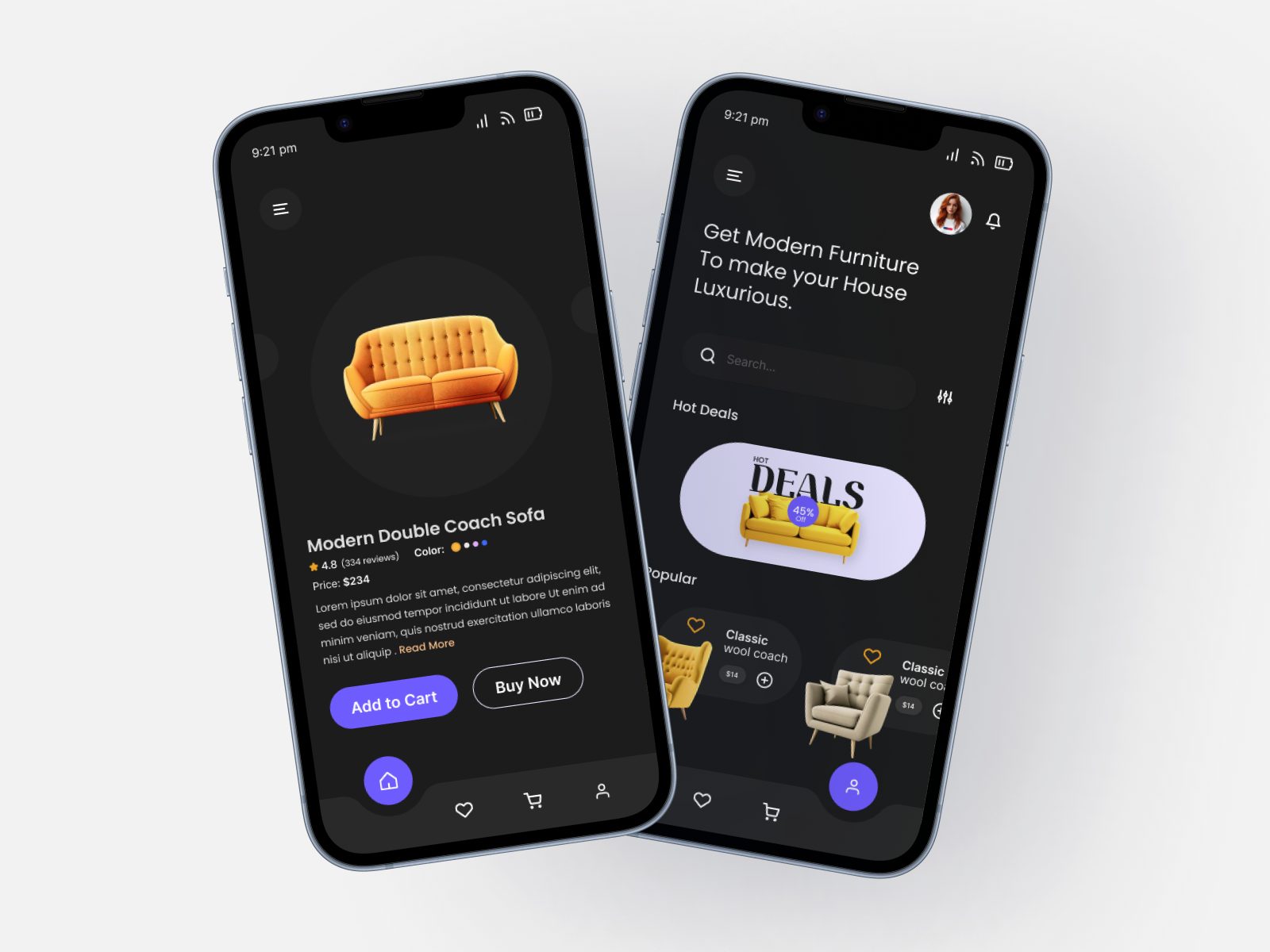 Example of User Friendly Product App UI/UX Design