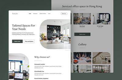Co work space website branding co work co work space design graphic design minimal ui ux web design website