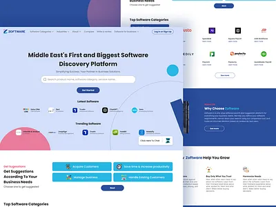 Software Discovery Platform b2b design landing landing ui software ui ux website