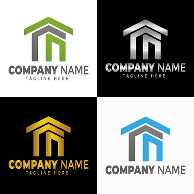 Modern Real Estate Logo Design for Property Businesses build