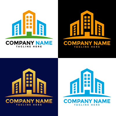 Modern Real Estate Logo Design for Property Businesses build