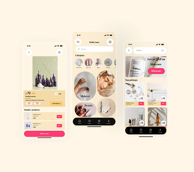 Skin Care App uiuxskincare