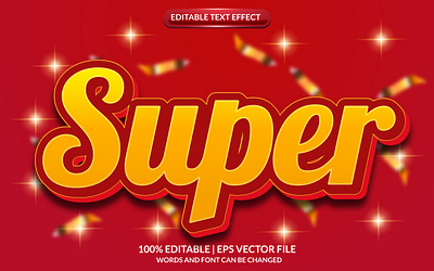 Elevate Your Designs with Super Text Effect Mastery text design