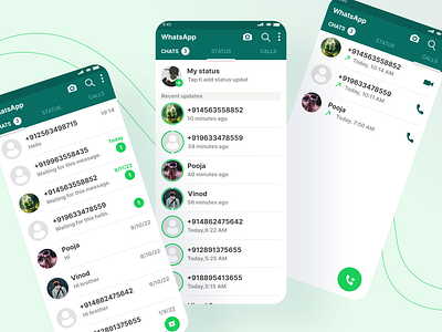 WhatsApp Page. branding graphic design logo motion graphics ui