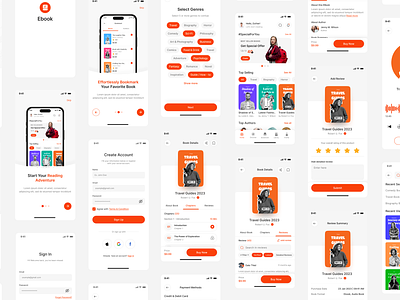 Ebook and Audio Book App UI Design | UIUX | Figma Design android app app design app developer app ui audio book app design ebook app ebook app ui figma hire ui ux designer insigghtlanccer ios ui ui design uiux user experience user interface ux ux design