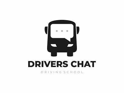 Drivers Chat brand branding bus design drivers graphic design logo