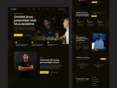 Muscle2Mind - Webdesign branding design webdesign website