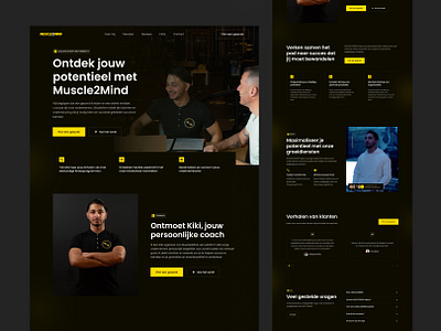 Muscle2Mind - Webdesign branding design webdesign website