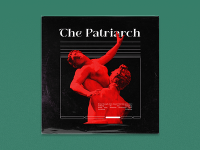 The Patriarch Vinyl/Poster Design album cover design brutalism classical art classical sculpture poster sculpture poster typography