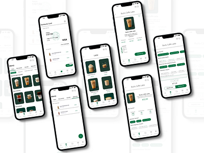 Starbucks Mobile Redesign design mobile redesign starbucks ui ux