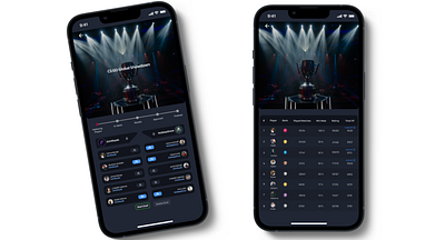 STAGAME - Duel and Rating Screens application esport game mobile ux uı