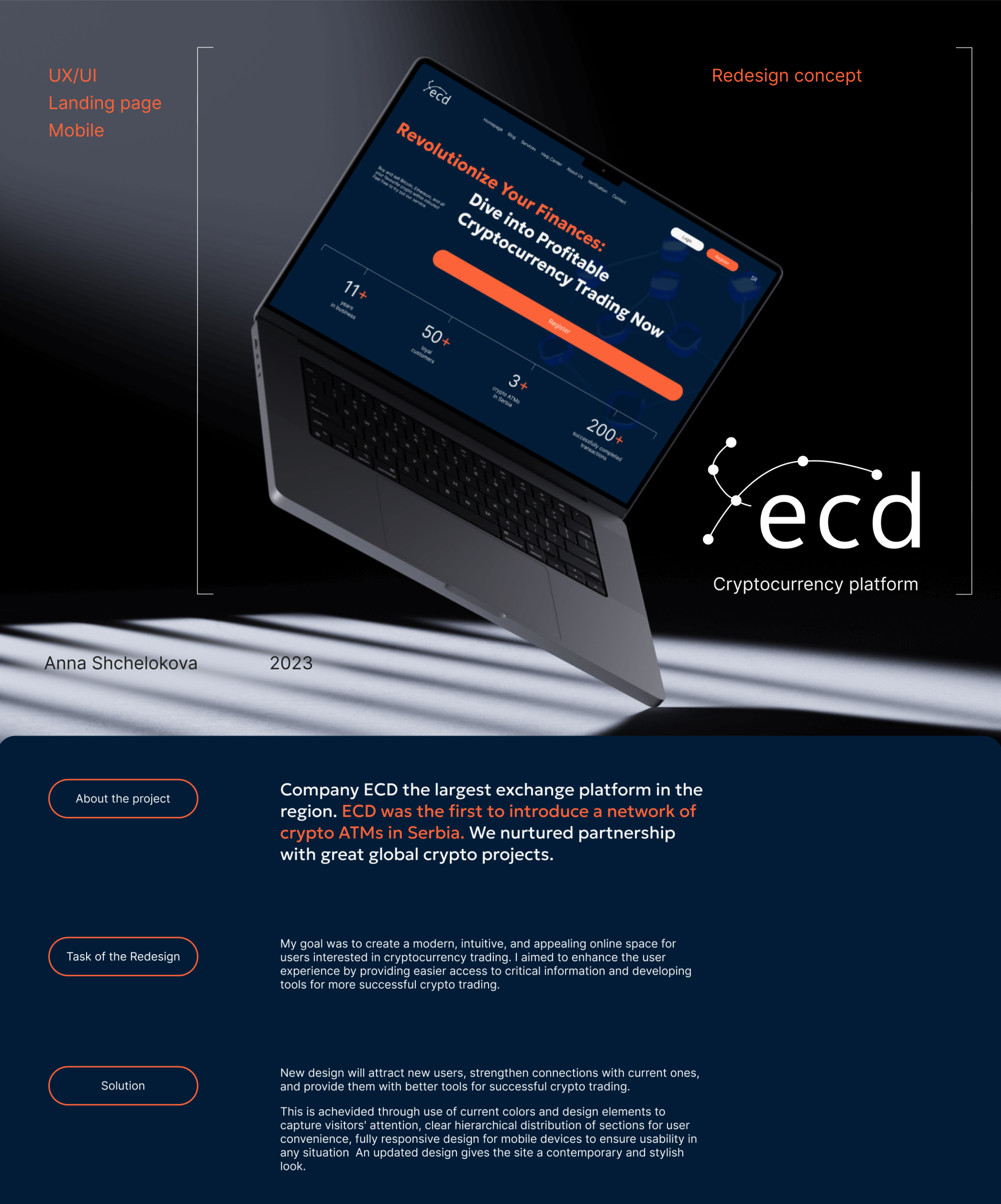 Cryptocurrency platform redesign animation bitcoin crypto cryptocurrency design figma landing page p2p prototyping ui ui design user interface ux ux design uxui web web design