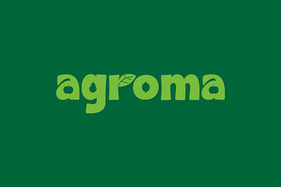 Agroma - Logo adobe illustrator branding graphic design icon logo design typography vector